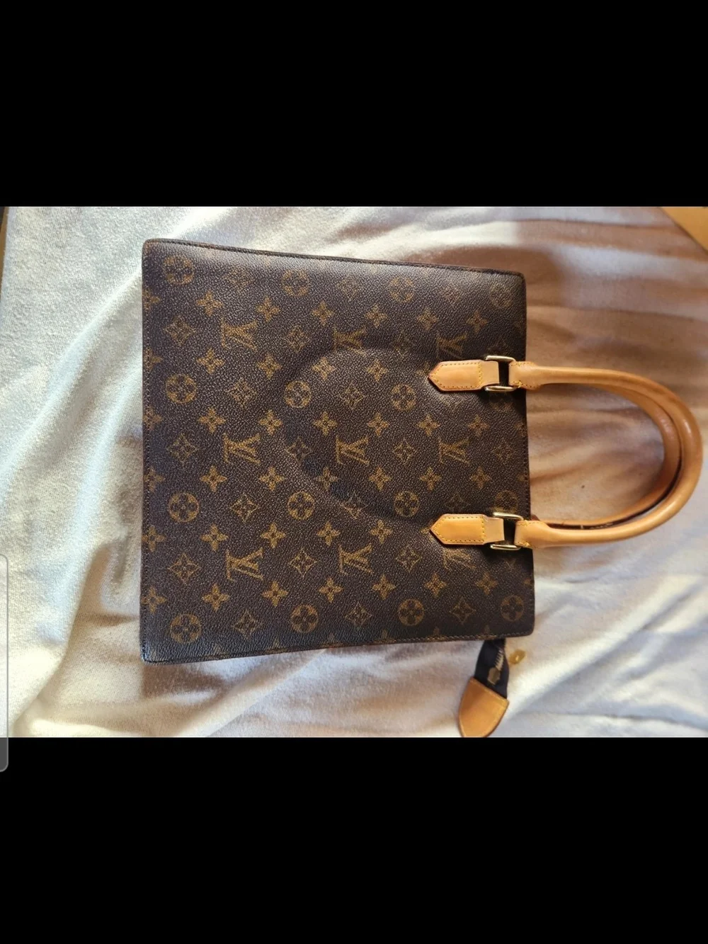 Lv.Brown Monogram Canvas Top-Handle Men’s Bag